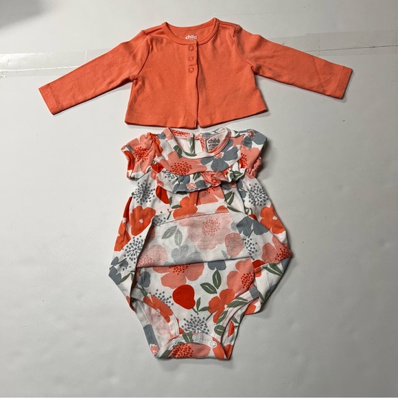 Baby Girl’s Outfit 3-6 Months Matching Dress Pants and Headbands - Picture 4 of 16